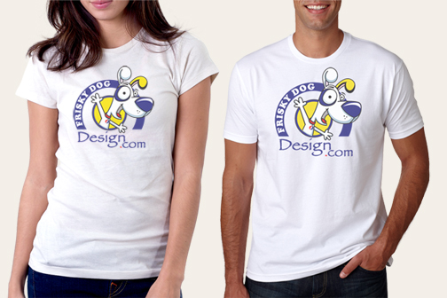 Frisky Dog Design Free T-Shirt Offer